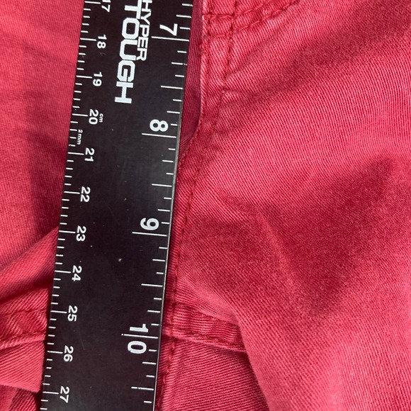 Maurices Women Burgundy Red Stretch Twill Straight Leg Pants Size 7/8‎ REG - Picture 11 of 15